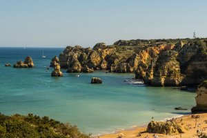 Strand Felsküste Lagos