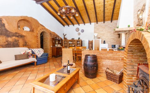 Quinta Goncalves helles Wohnzimmer mit Kamin und gemütlicher Atmosphäre