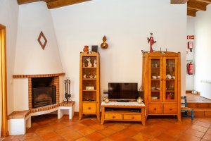 Kamin für gemütliche Abende in der Quinta Goncalves nahe Lagos