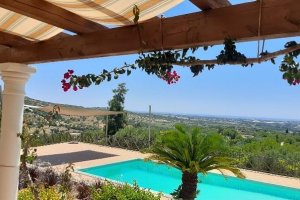 Terrasse und Aussicht