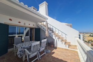 apartment bellevue meia praia terrace and access to roof terrace