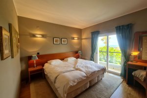 Schlafzimmer mit Meerblick