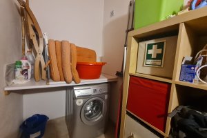 Villa do Paraiso Hauswirtschaftsraum mit Waschmaschine