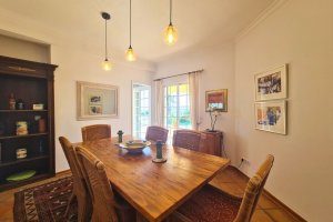 Villa Doce Vida Meia Praia Lagos Essbereich mit Zugang zur Poolterrasse