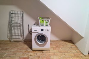 Villa Doce Vida Meia Praia Lagos Waschmaschine im Keller